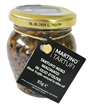 Macinato di tartufo nero in olio d'oliva