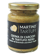 Crema di carciofi al tartufo nero