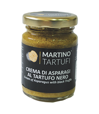 Crema di asparagi al tartufo nero